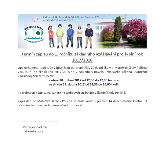 zápis do&nbsp;1.třídy