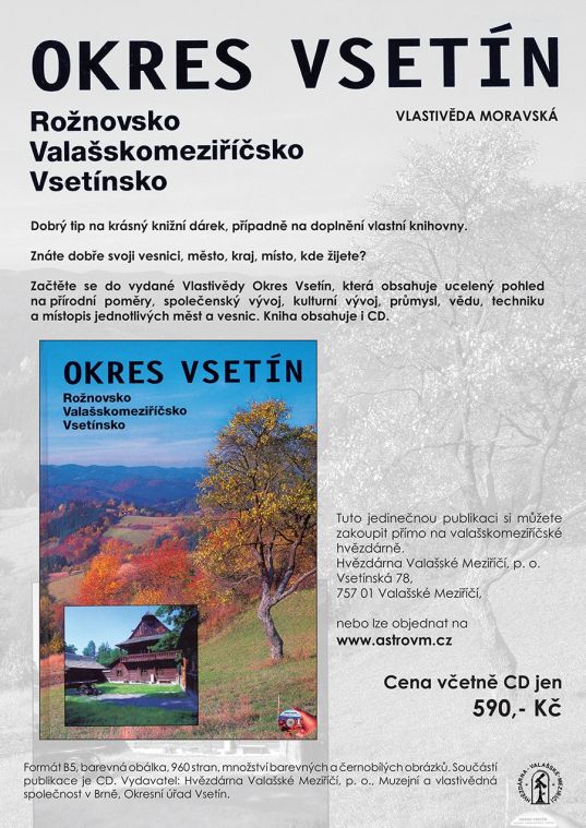 Vlastivěda Okres Vsetín